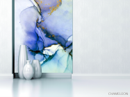 Фотообои Fluid art фиолетовый - 1