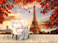 Фотообои Эйфилева башня осенью - 4