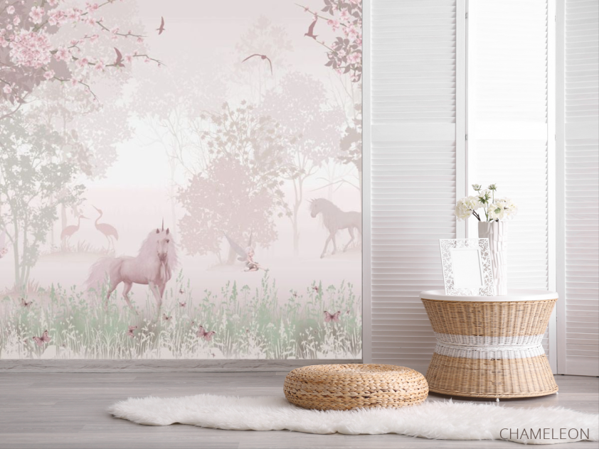 Фотошпалери Фреска балкон з видом на природу - 2