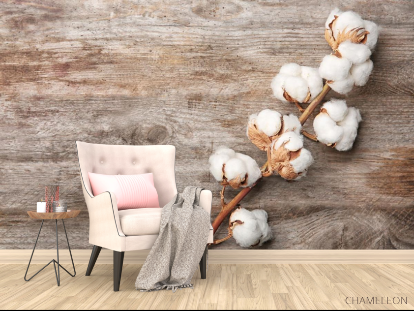 Фотообои цветок шёлка - 4