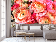 Фотообои Пионы насыщенно розовые - 3