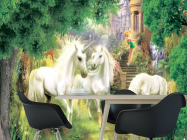 Фотошпалери Єдинороги в лісі - 1