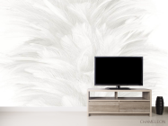 Фотообои Белые перья - 2