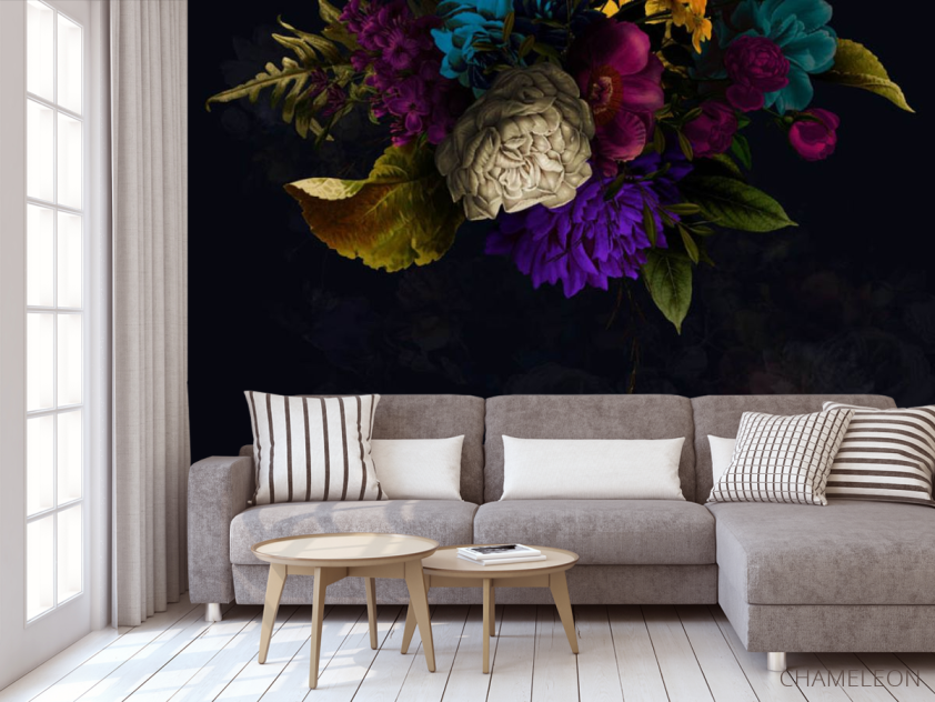 Фотообои Цветы под потолком - 3