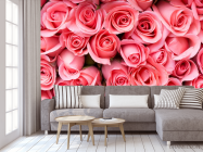 Фотообои яркие розовые розы - 3