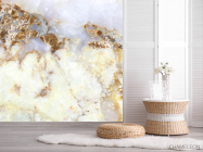 Фотошпалери мармур з золотом - 2