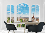 Фотошпалери Вид з вікна на Париж - 1