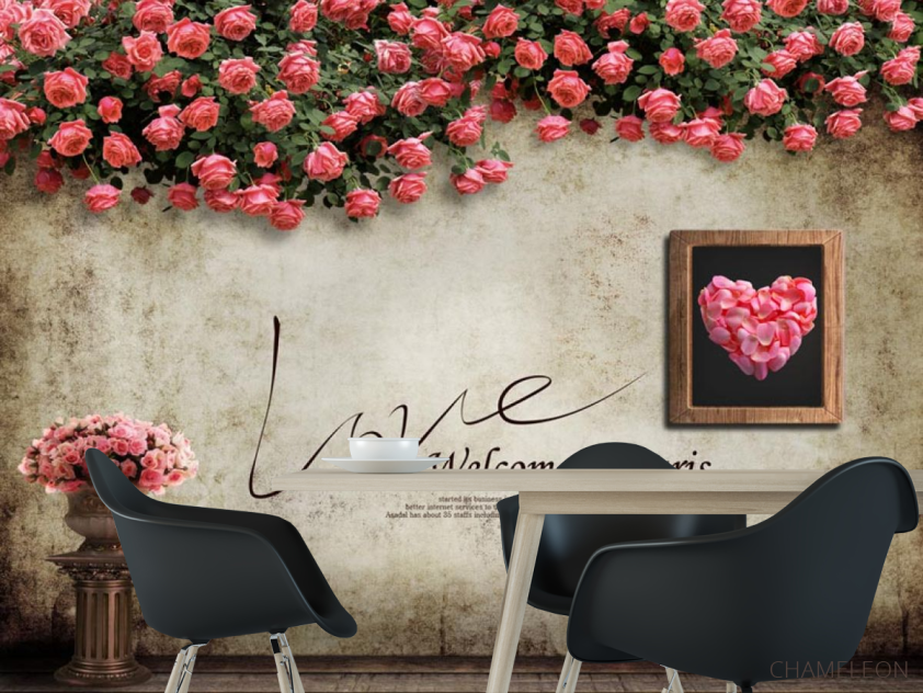 Фотошпалери Квіткова стіна - 1