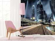 Фотошпалери вечірнє місто перспектива - 4