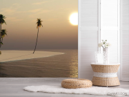 Фотошпалери вечір на острові - 2