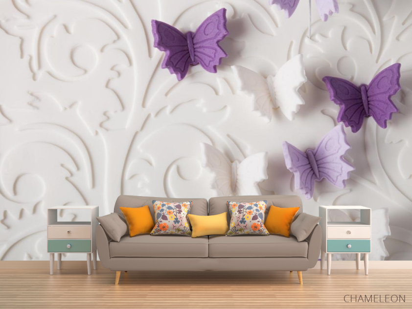 Фотооои объёмные бабочки - 1