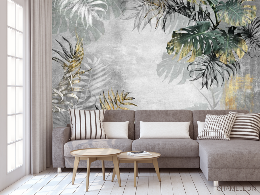 Фотообои тропические листья - 3