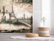 ФотообоиВинтажный париж - 2