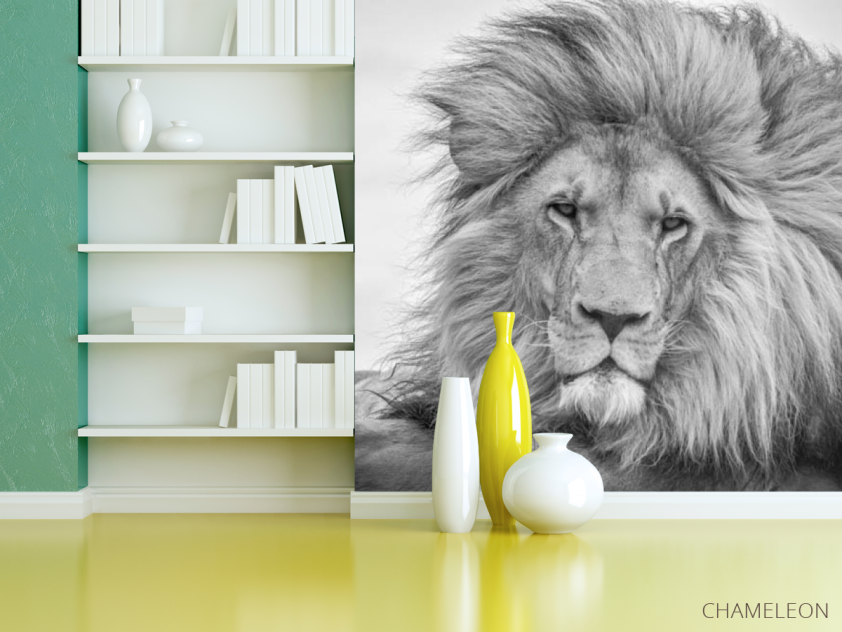 Фотошпалери лев - 3