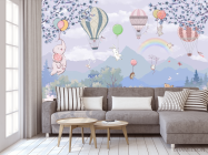 Фотообои Звери на воздушных шариках - 3