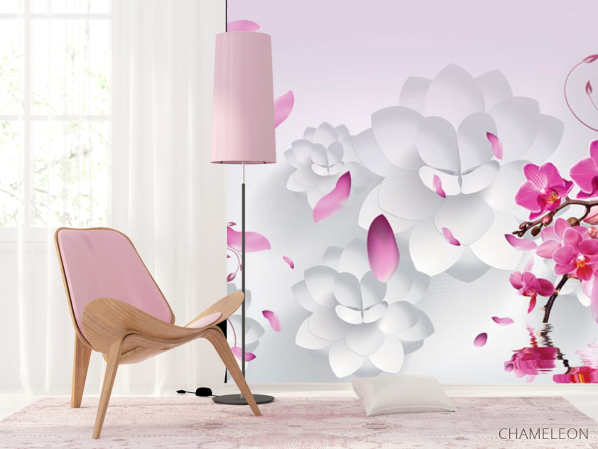 Фотошпалери 3D квіти - 4