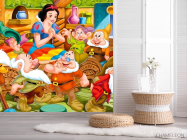 Фотошпалери Білосніжка і гноми - 2