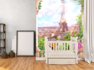 Фотообои в кухню Париж - 2