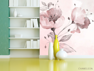 Фотообои Акварельный цветок - 3