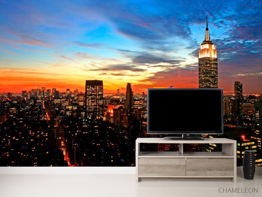 Фотообои Закат в городе - 2