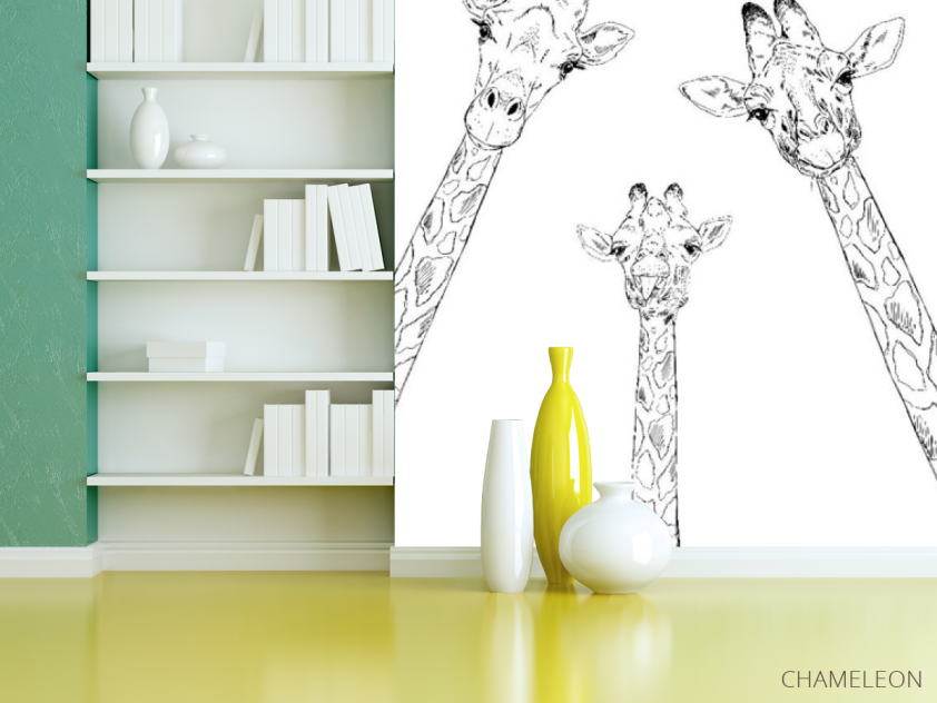 Фотошпалери Сім'я жирафів - 3