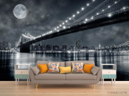 Фотообои Мост и луна, New York - 1