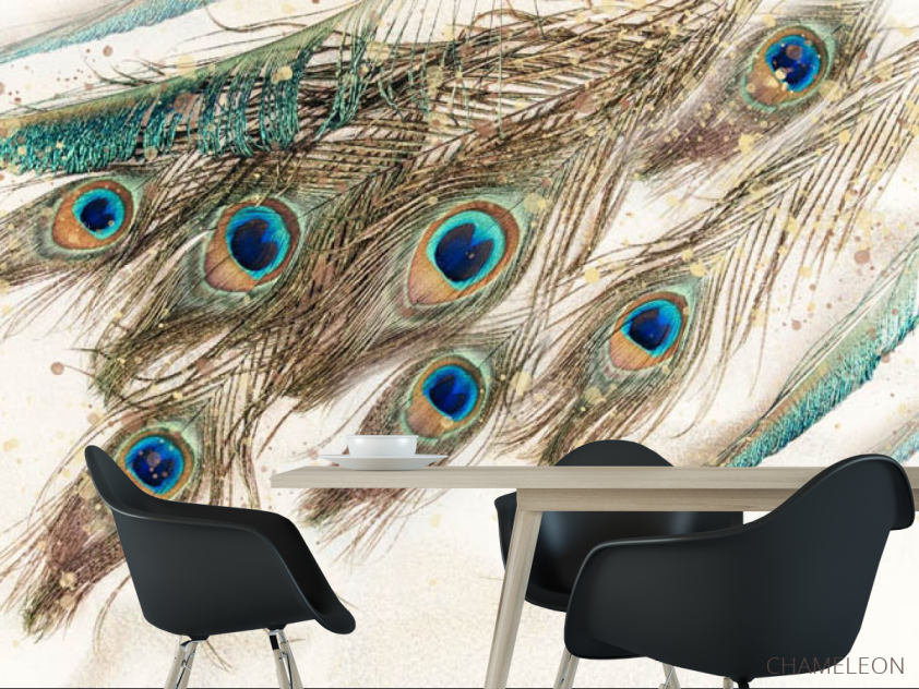 Фотошпалери Пір'я павича - 1