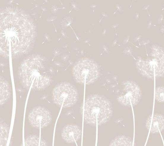 Фотообои Одуванчики бежевые Фотообои Одуванчики бежевые 30325