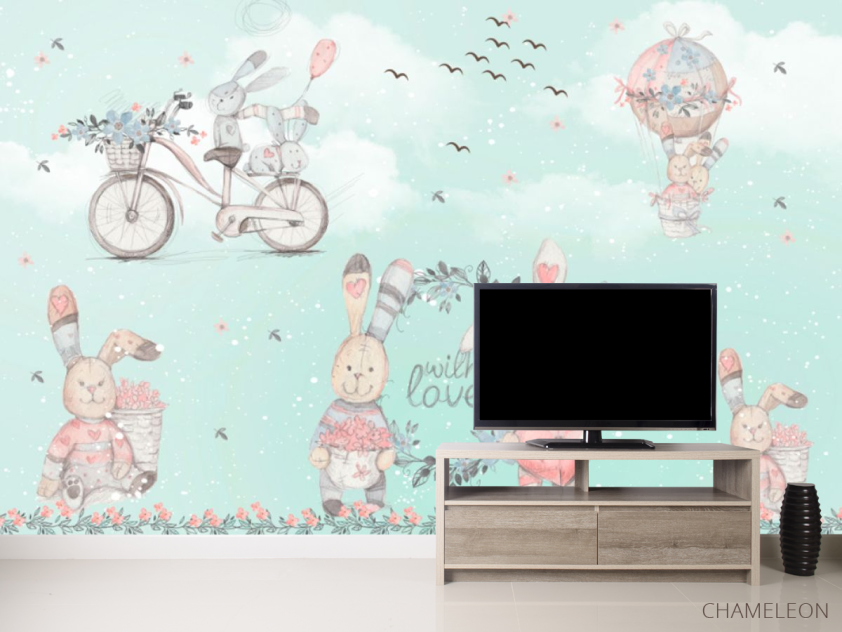 Фотообои зайчики - 2