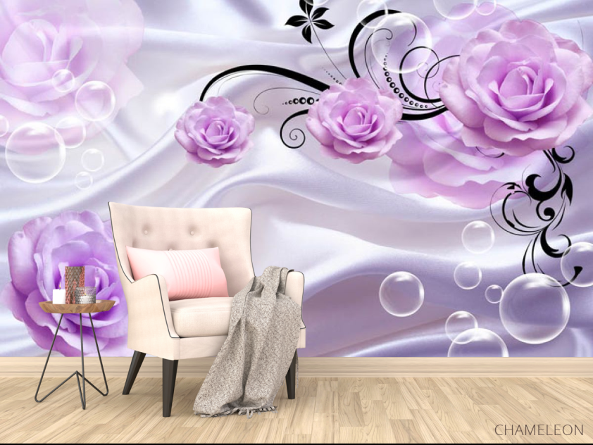 Фотообои 3д розы - 4