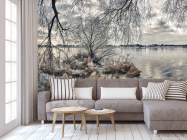 Фотообои Черно белое побережье - 3