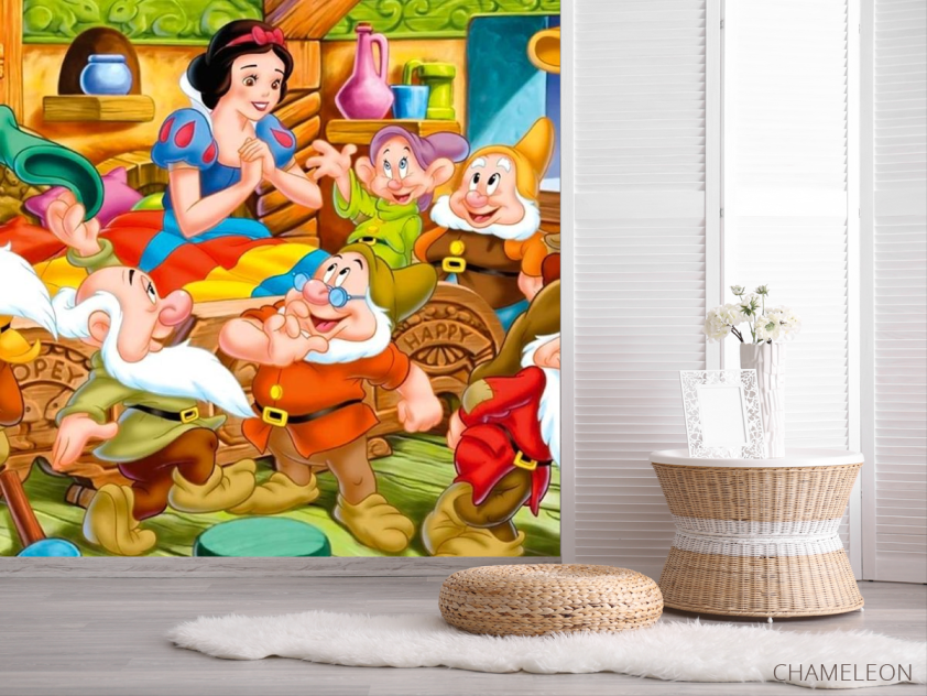 Фотошпалери Білосніжка і гноми - 2