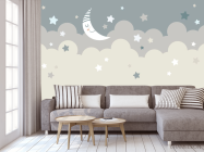 Фотообои Зведное небо и месяц - 3