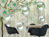 Фотошпалери брошки і сфери - 1