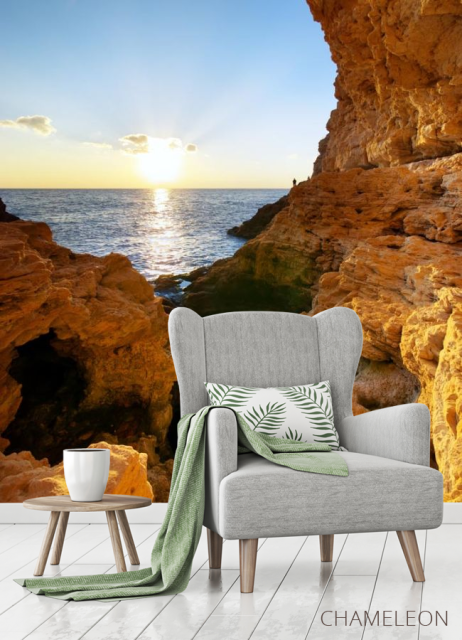 Фотообои скала в море - 3