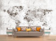 Фотообои Винтажная карта - 1