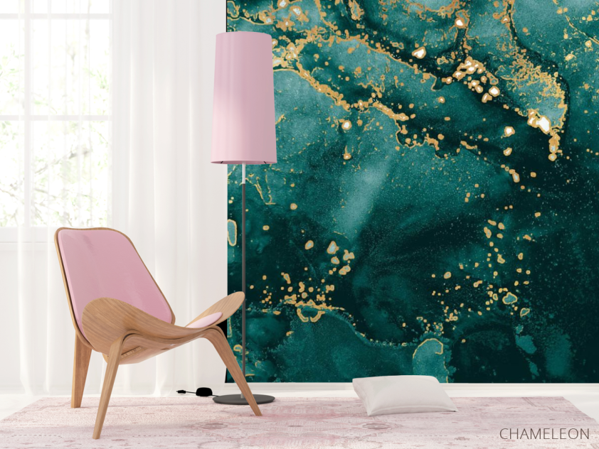 Фотошпалери Бірюзовий флюїд - 4