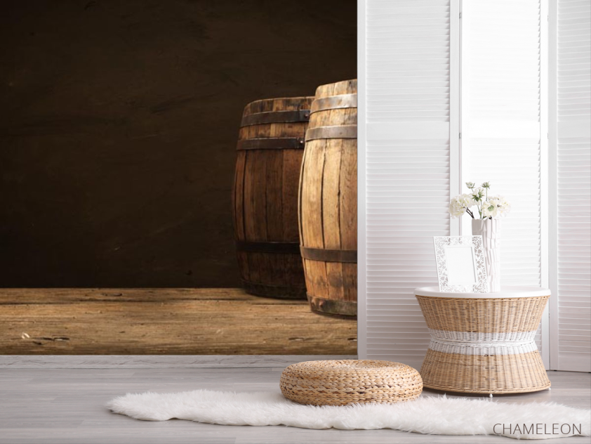 Фотошпалери бочки з вином - 2