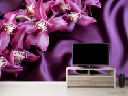 Фотообои Цветы на шелке - 2