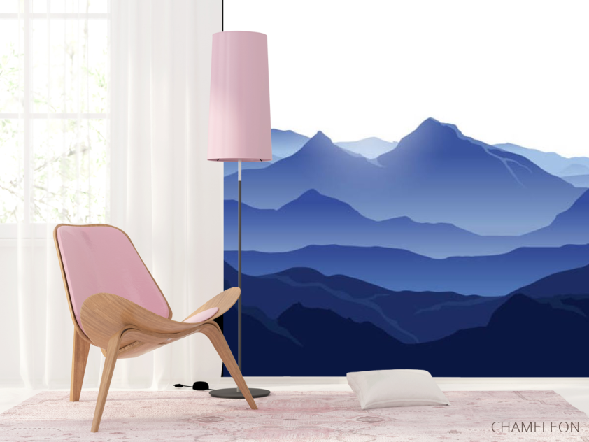 Фотошпалери сині гори - 4