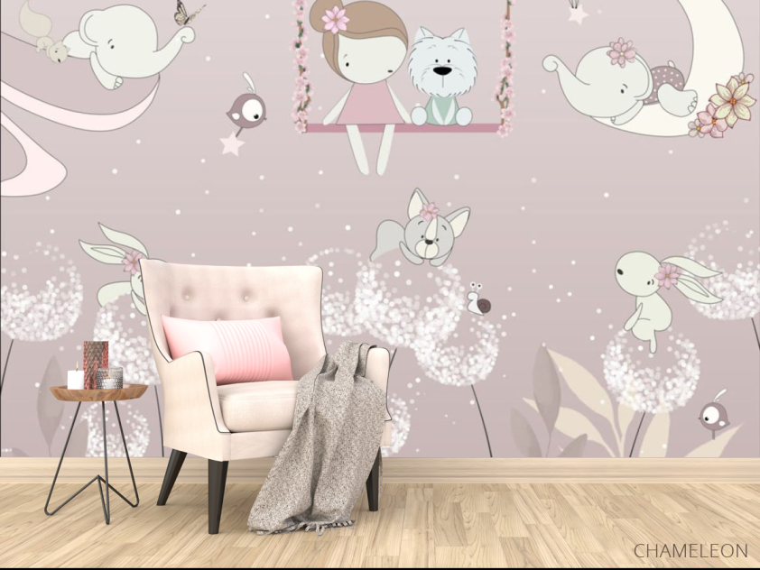 Фотообои для детской, одуванчики - 4