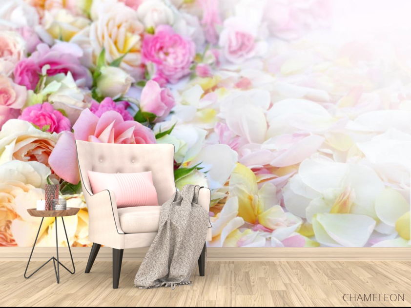 Фотообои нежные розы - 4