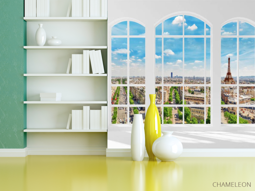 Фотошпалери Вид з вікна на Париж - 3