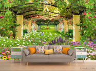 Фотообои Колонны в саду - 1