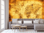 Фотообои Материки на карте - 3