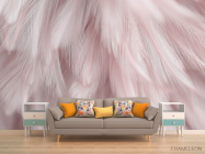 Фотообои Перья розовые - 1