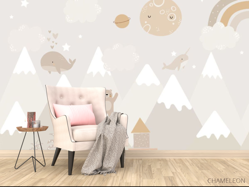 Фотообои Детский мешок бежевые оттенки - 4