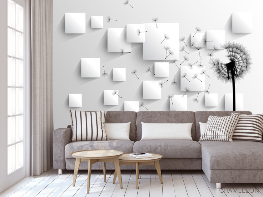 Фотообои Одуванчик 3д - 3