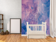 Фотообои Сине-фиолетовый флюид - 2