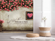 Фотошпалери Квіткова стіна - 2